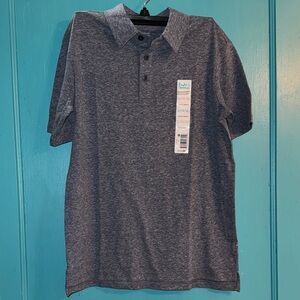 Kids Heather Gray Polo Shirt